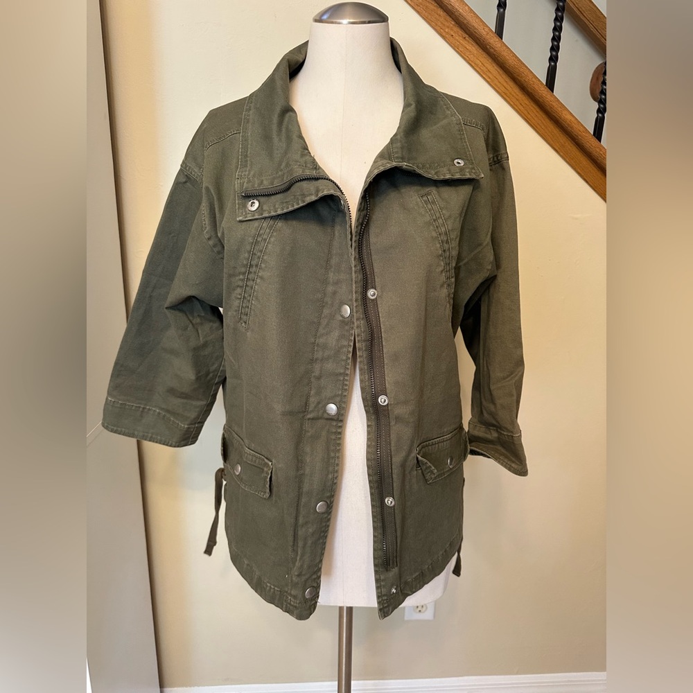 Express Embroidered Army Jacket - Picture 2 of 5